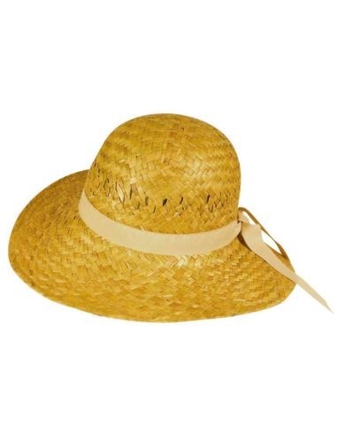 CAPPELLO CAMPAGNOLO IN PAGLIA NATURALE AL 100% (v005028)