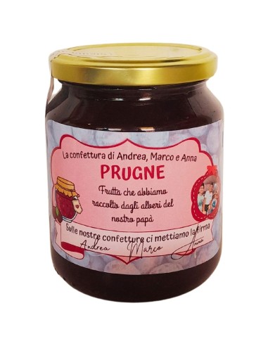 Marmellata di Prugne 100% Naturale