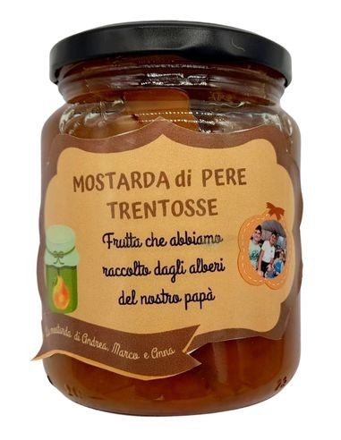 Mostarda di Pere Trentosse 100% Naturale